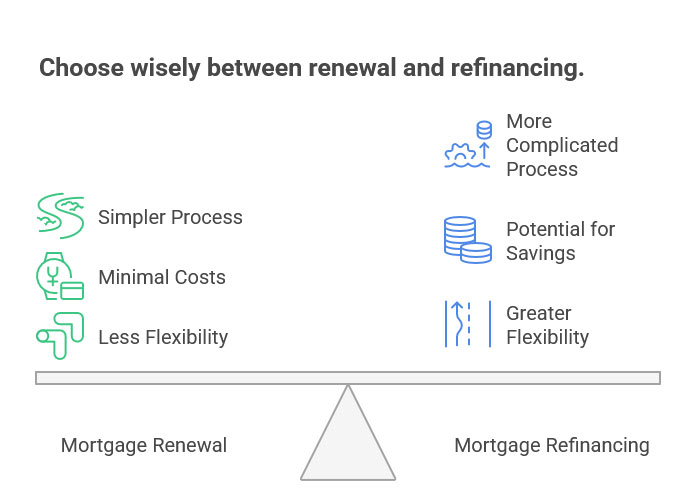 Mortgage Renewal vs. Refinancing: What’s the Difference?