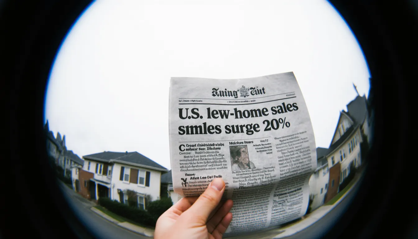 U.S. New-Home Sales Surge 20%